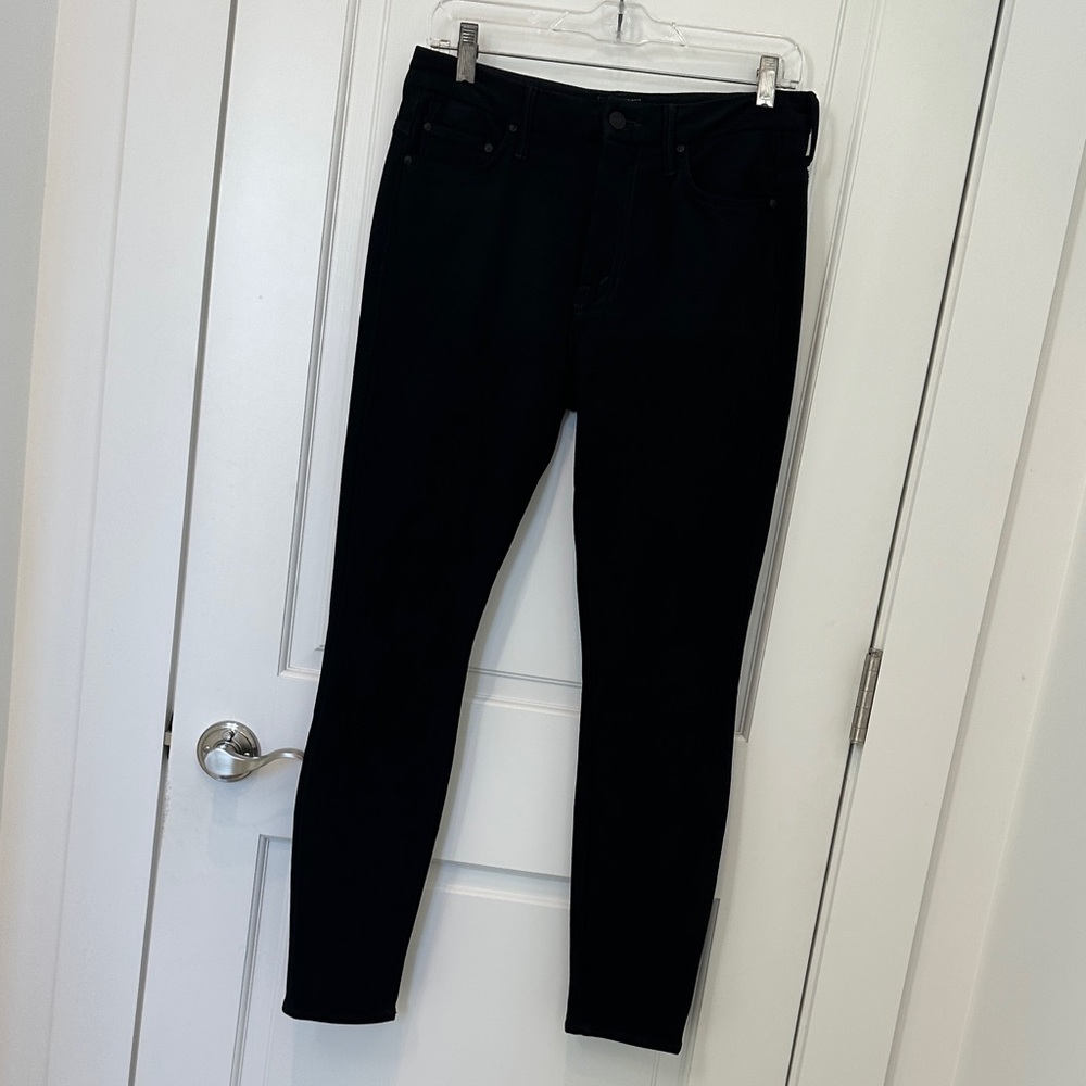 MOTHER Women's Skinny Jeans in Black